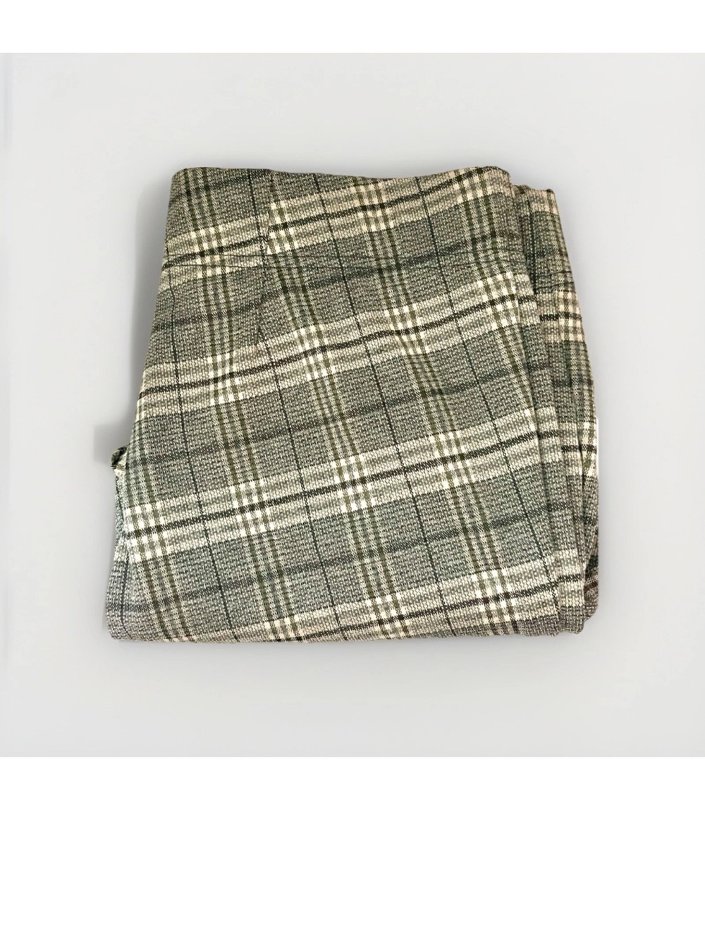 Loft Brand High Waisted Plaid Wide Flare Leg Trousers Pants Woman’s Size 8